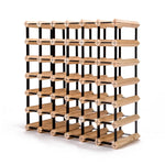 Timber Wine Rack Storage Cellar Organiser 42 Bottle - Home & Garden > Kitchenware