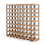 Timber Wine Rack Storage Cellar Organiser 72 Bottle - Home & Garden > Kitchenware