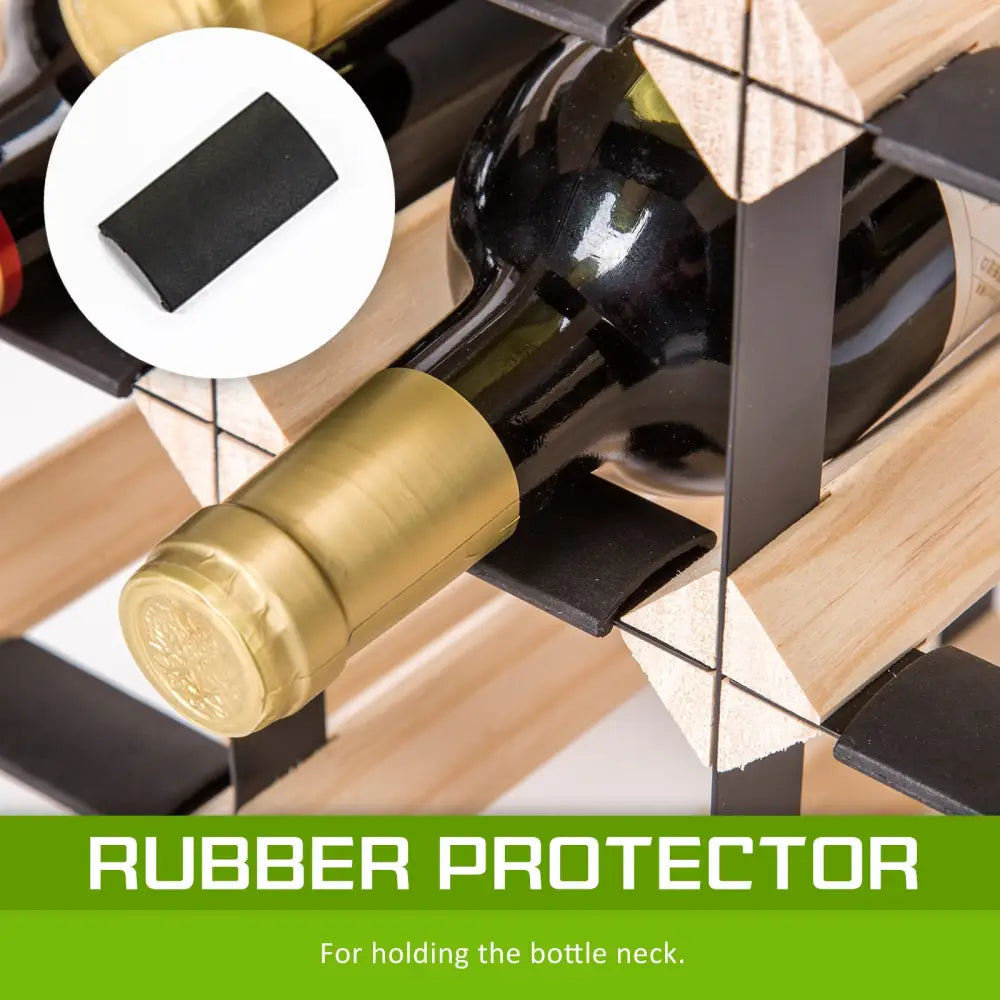 Timber Wine Rack Storage Cellar Organiser 72 Bottle - Home & Garden > Kitchenware