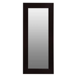 Toby Solid Mahogany Timber Standing Mirror (Chocolate) - Home & Garden > Decor