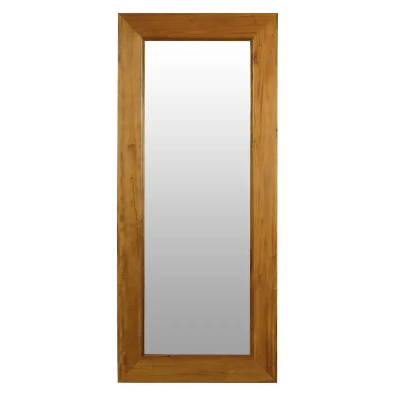 Toby Solid Mahogany Timber Standing Mirror (Light Pecan) - Health & Beauty > Health & Wellbeing > Wellness Accessories