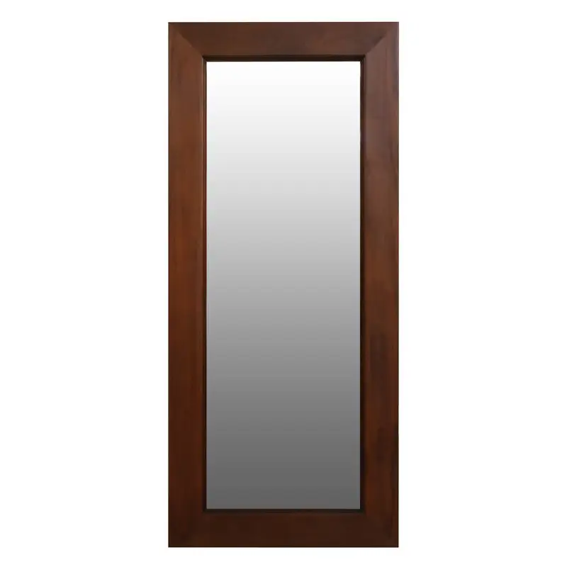 Toby Solid Mahogany Timber Standing Mirror (Mahogany) - Home & Garden > Decor