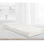 Toggle Microfiber Bath Mat Large White - Home & Garden > Bathroom Accessories
