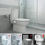 Toilet Bidet Seat Dual Nozzles Bidet Non Electric Toilet Water Sprayer Bathroom - Home & Garden > Bathroom Accessories