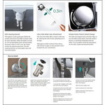 Toilet Bidet Seat Dual Nozzles Bidet Non Electric Toilet Water Sprayer Bathroom - Home & Garden > Bathroom Accessories