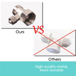 Toilet Bidet Seat Hygiene Water Wash Clean Unisex Easy Attachment Dual Nozzles - Home & Garden > Bathroom Accessories >