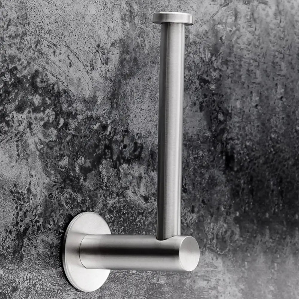 Toilet Paper brushed Holder Self Adhesive Bathroom Paper Roll Holder Roll Holder 304 - Home & Garden > Bathroom