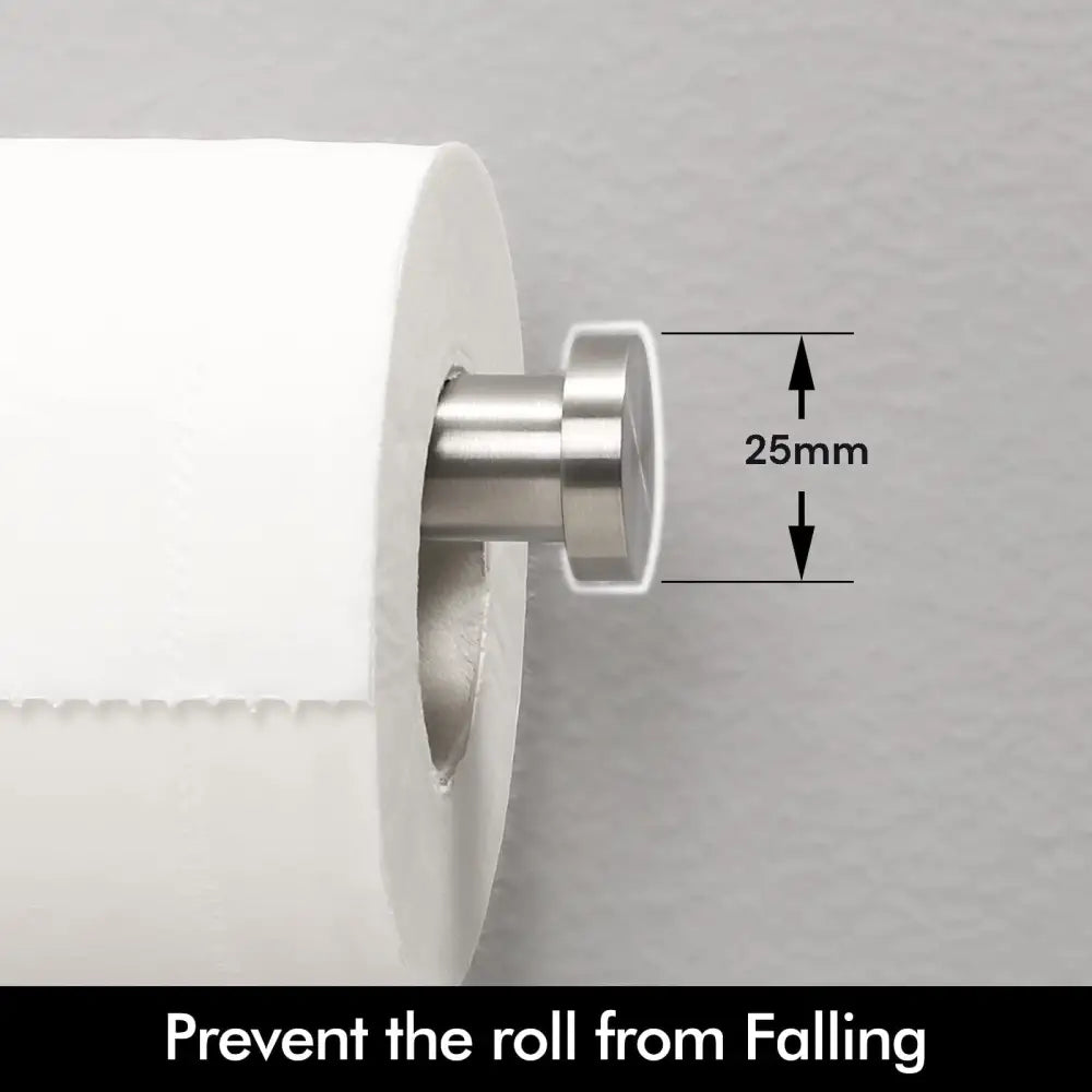 Toilet Paper Holder Bathroom Paper Roll Holder Roll Holder brushed Silver Wall Mount 304 - Home & Garden > Bathroom