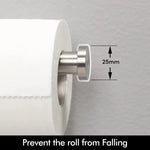 Toilet Paper Holder Bathroom Paper Roll Holder Roll Holder brushed Silver Wall Mount 304 - Home & Garden > Bathroom