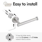 Toilet Paper Holder Bathroom Paper Roll Holder Roll Holder brushed Silver Wall Mount 304 - Home & Garden > Bathroom