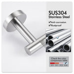 Toilet Paper Holder Bathroom Paper Roll Holder Roll Holder brushed Silver Wall Mount 304 - Home & Garden > Bathroom