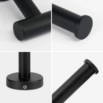Toilet Paper Holder Black Wall Mount Bathroom Paper Roll Holder Roll Holder 304 - Home & Garden > Bathroom Accessories
