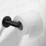 Toilet Paper Holder Self Adhesive Black Bathroom Paper Roll Holder Roll Holder 304 - Home & Garden > Bathroom