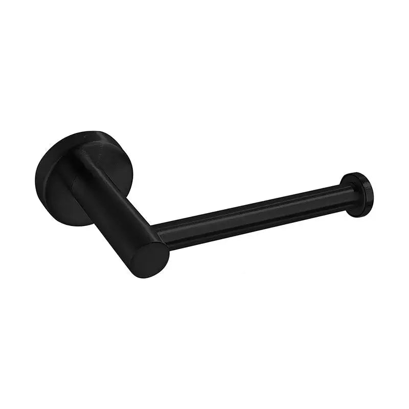 Toilet Paper Holder Self Adhesive Black Bathroom Paper Roll Holder Roll Holder 304 - Home & Garden > Bathroom