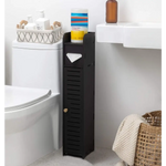 Toilet Paper Roll Holder for Bathroom (Black 80 cm) - Home & Garden > Bathroom Accessories > Toilet Paper Holders