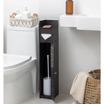Toilet Paper Roll Holder for Bathroom (Black 80 cm) - Home & Garden > Bathroom Accessories > Toilet Paper Holders