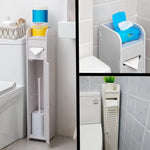 Toilet Paper Roll Holder for Bathroom (White 80 cm) - Home & Garden > Bathroom Accessories