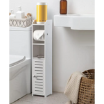 Toilet Paper Roll Holder for Bathroom with roller (White 76cm) - Home & Garden > Bathroom Accessories