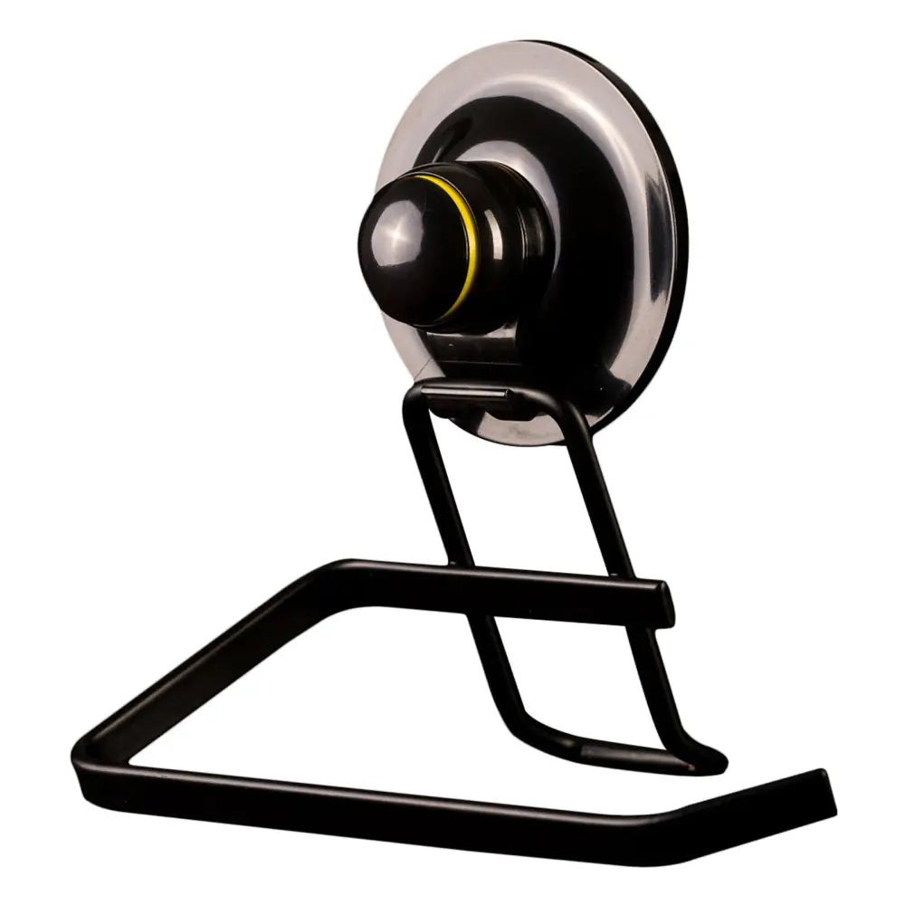 Toilet Roll Holder Removable Suction BLACK - Home & Garden > DIY > Hardware Hooks