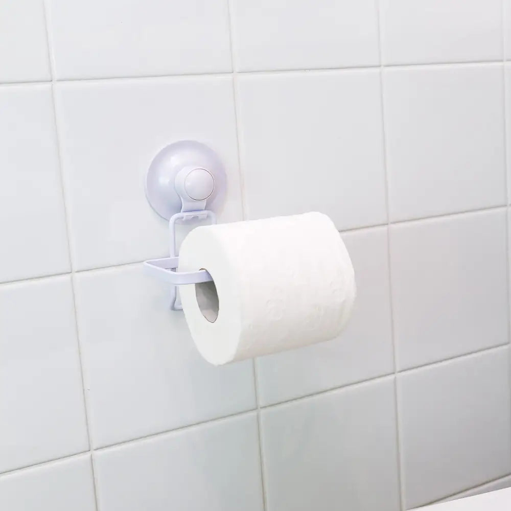 Toilet Roll Holder Removable Suction WHITE - Home & Garden > DIY > Hardware Hooks