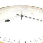 Toki Metta Brushed Gold Silent Sweep Second Wall Clock Date 40cm - Home & Garden > Home & Garden Others