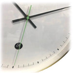 Toki Metta Brushed Gold Silent Sweep Second Wall Clock Date 40cm - Home & Garden > Home & Garden Others
