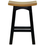 Tokyo Timber Kitchen Counter Stool (Black Caramel) - Furniture > Bar Stools & Chairs > Table & Bar Stools