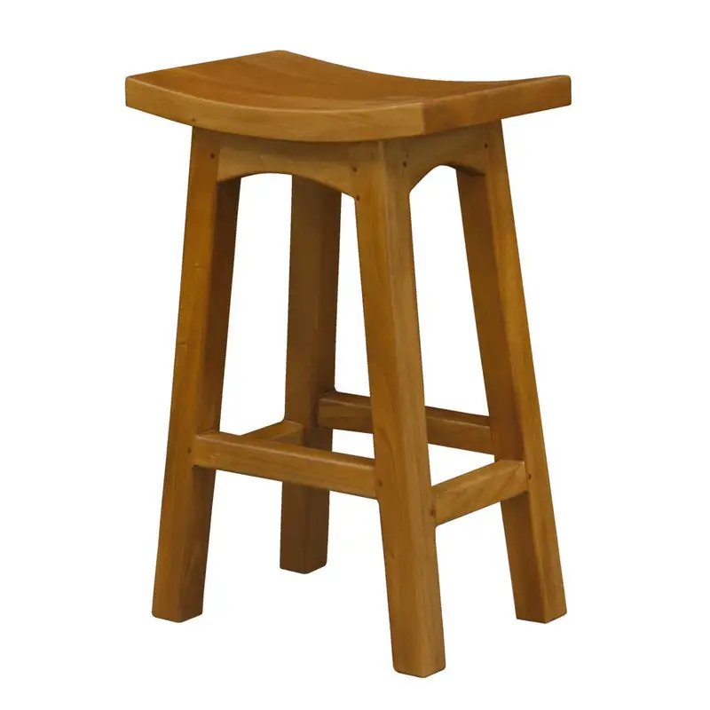 Tokyo Timber Kitchen Counter Stool (Light Pecan) - Furniture > Bar Stools & Chairs > Table & Bar Stools