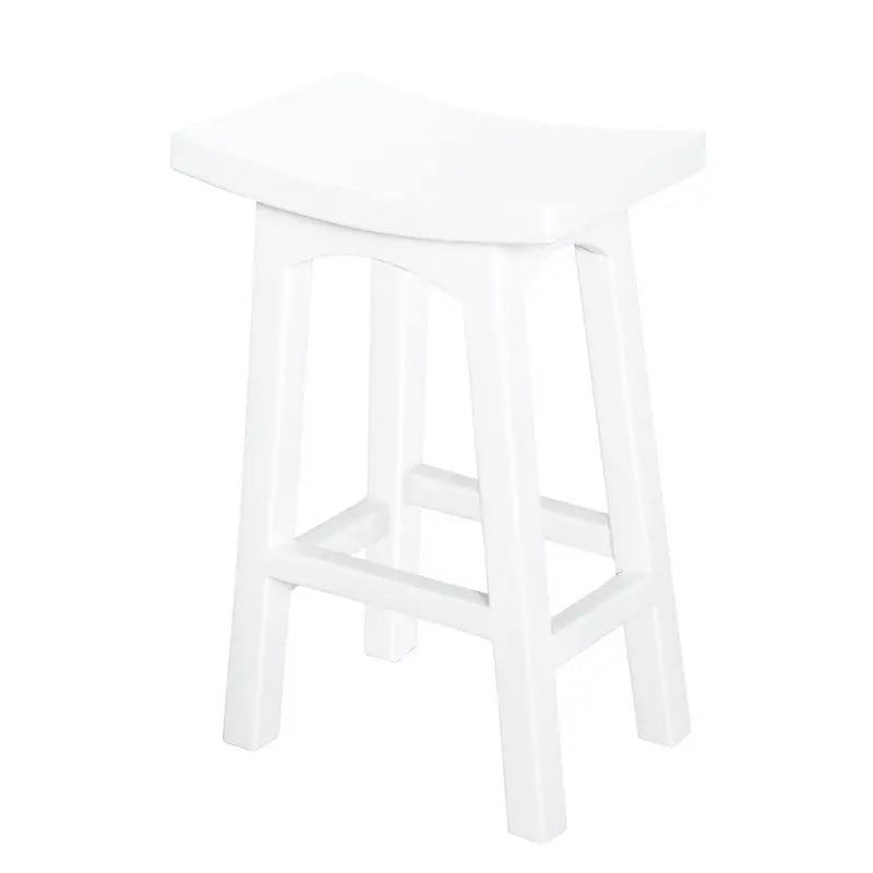 Tokyo Timber Kitchen Counter Stool (White) - Furniture > Bar Stools & Chairs > Table & Bar Stools