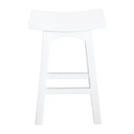 Tokyo Timber Kitchen Counter Stool (White) - Furniture > Bar Stools & Chairs > Table & Bar Stools