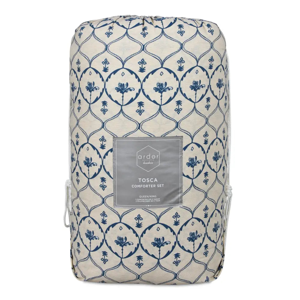 Tosca PRINTED COMFORTER SET - SINGLE/DOUBLE - Home & Garden > Bedding > Pillowcases