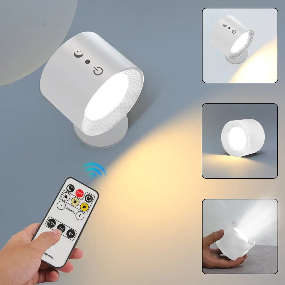 Touch-Control LED Night Light with 3 Brightness Levels & 3 Color Temperatures - Adjustable Stepless Dimming for Home &