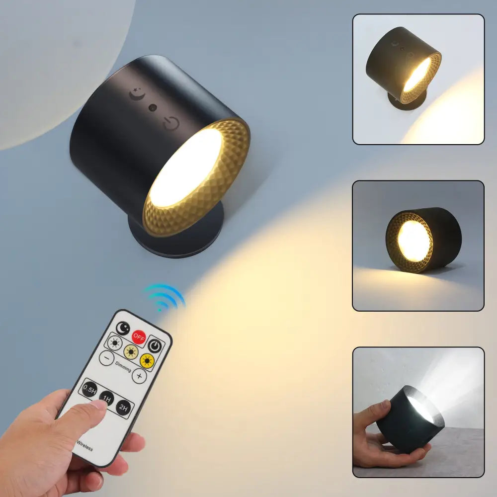 Touch-Control LED Night Light with 3 Brightness Levels & 3 Color Temperatures - Adjustable Stepless Dimming for Home &