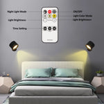 Touch-Control LED Night Light with 3 Brightness Levels & 3 Color Temperatures - Adjustable Stepless Dimming for Home &