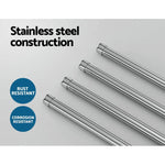Towel Rail Rack Holder 4 Bars Wall Mounted Stainless Steel Swivel Hanging Hook - Home & Garden > Bathroom Accessories >