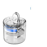 Transparent pet charging water dispenser [without adapter] 165 * 165 * 172mm - Pet Care > Cat Supplies > Cat Bowls