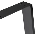 Trapezium Shaped Table Bench Desk Legs Retro Industrial Design Fully Welded - Furniture > Office