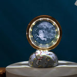 Travel Through the Stars Galaxy Astronaut LED Night Light - Decorative Space-Themed Lamp with Starry Globe - Home &