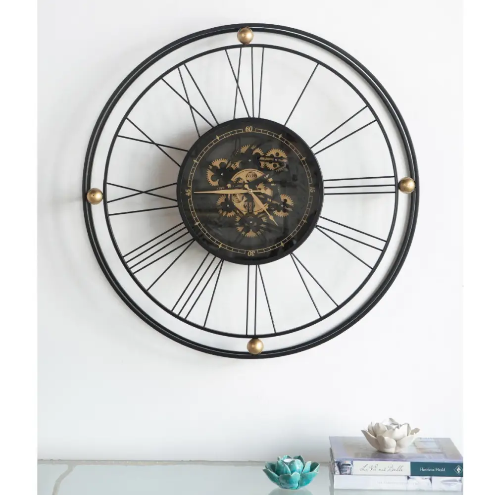 TRAVELER WALL CLOCK WITH MOVING 3D MECHANISM - Home & Garden > Decor > Clocks