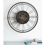 TRAVELER WALL CLOCK WITH MOVING 3D MECHANISM - Home & Garden > Decor > Clocks