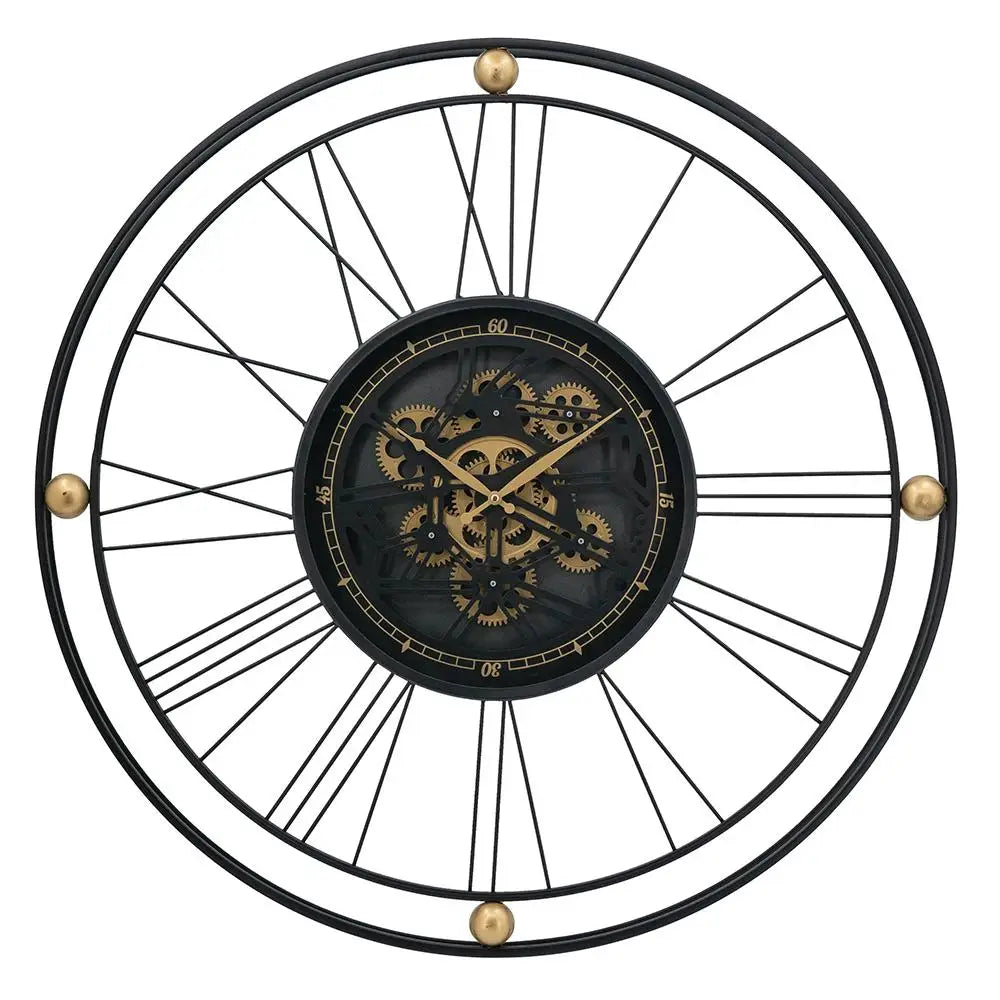 TRAVELER WALL CLOCK WITH MOVING 3D MECHANISM - Home & Garden > Decor > Clocks