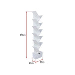 Tree Bookshelf Bookcase Book Organizer 12-Tier Multipurpose Shelf Display Racks - Furniture > Office