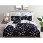 Tree Reversible Double Size White Duvet Quilt Cover Set - Home & Garden > Bedding > Duvet Covers