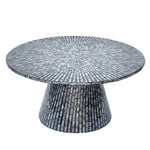 TRIDENT MOTHER OF PEARL HAND MADE COFFEE TABLE - Furniture > Living Room > Coffee Tables