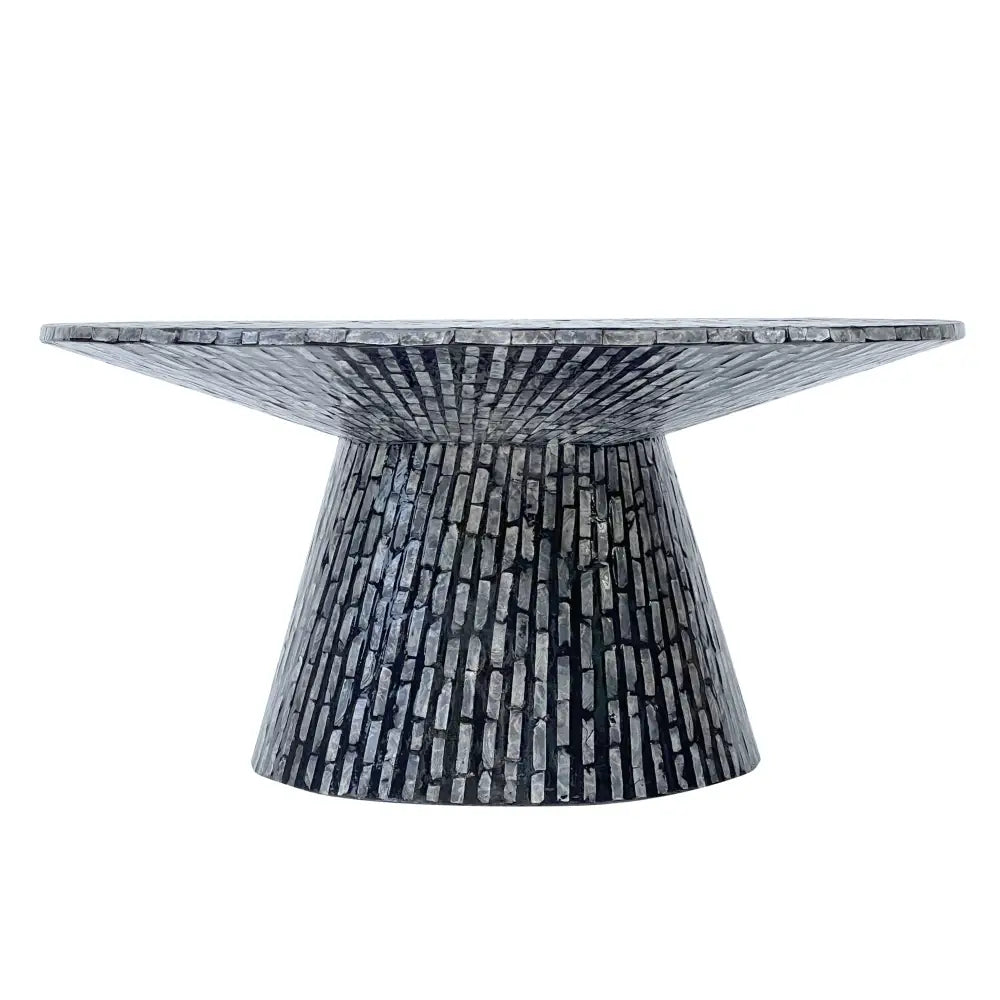 TRIDENT MOTHER OF PEARL HAND MADE COFFEE TABLE - Furniture > Living Room > Coffee Tables