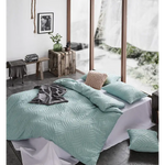 Tufted ultra soft microfiber quilt cover set-single sage green - Home & Garden > Bedding