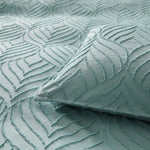Tufted ultra soft microfiber quilt cover set-single sage green - Home & Garden > Bedding