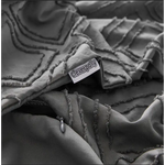 Tufted ultra soft microfiber quilt cover set-single smoke - Home & Garden > Bedding