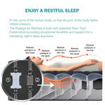 Twin Dura-Beam Prestige Air Bed Built-In USB Electric Pump for Easy Inflation and Deflation - Furniture > Mattresses