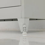 Two-Door Metal Cabinet Shelf Storage for Home Office Gym - Furniture > Office
